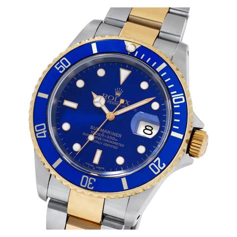 rolex blue color|Rolex blue face watch.